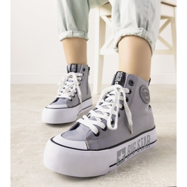 Gray Big Star women's sneakers from Balvin grey 1