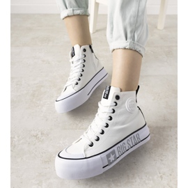 Women's white Big Star sneakers from Balvin 1 Women's white Big Star sneakers from Balvin 1