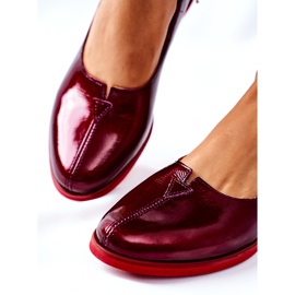 Lacquered Leather Shoes Maciejka 05035-23 Burgundy 2 Lacquered Leather Shoes Maciejka 05035-23 Burgundy 2