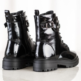 S. BARSKI Lacquered Workers With Chain S.BARSKI black 1