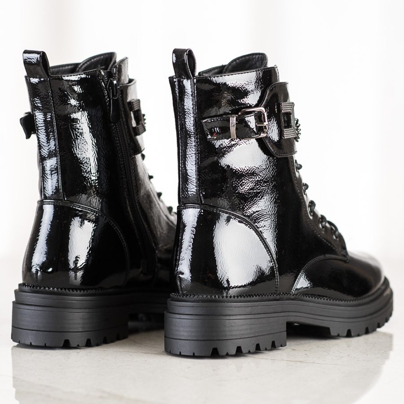 S. BARSKI Lacquered Workers With Chain S.BARSKI black 1