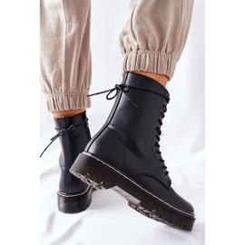 S.Barski Black Corydon Women's Workers Boots 1