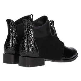 Women's Boots Leather Filippo Black DBT3034 / 21 BK 5