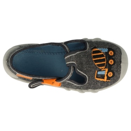 Befado children's shoes 110P431 orange grey 4