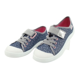 Befado children's shoes 251Y153 blue silver grey 3 Befado children's shoes 251Y153 blue silver grey 3