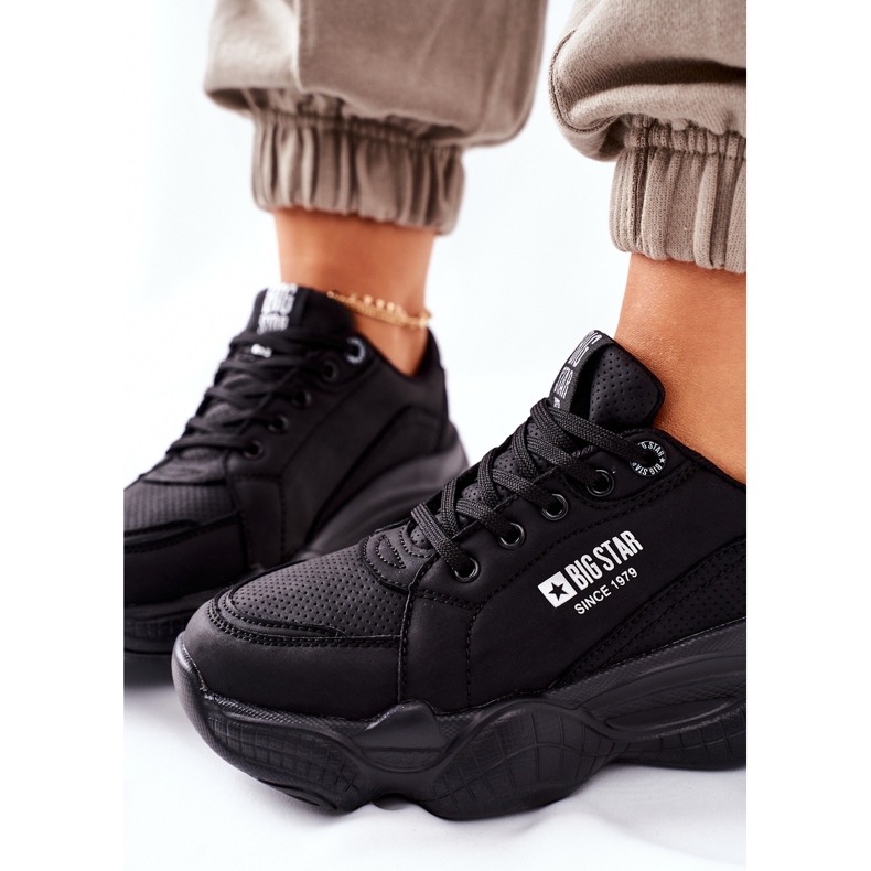 Women's sports shoes Memory Foam Big Star II274356 Black 1