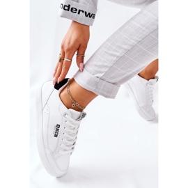 Women's Leather Sneakers Memory Foam Big Star II274319 White 1