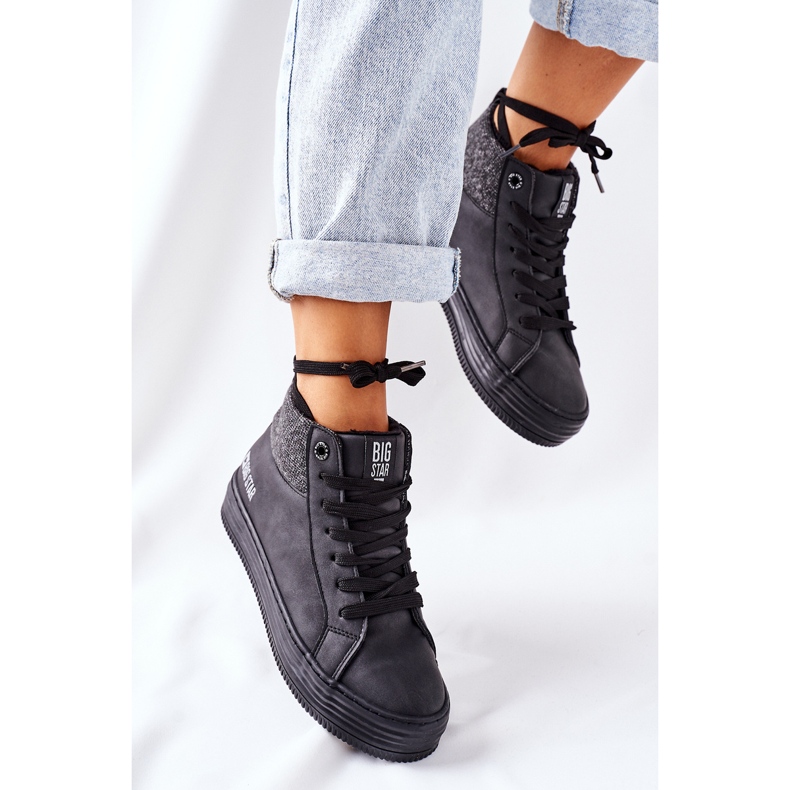 High-insulated Sneakers Big Star II274147 Black 2 High-insulated Sneakers Big Star II274147 Black 2