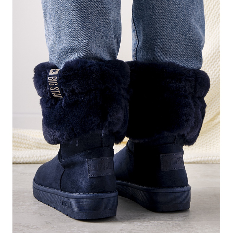 Drave navy blue Big Star snow boots for women 1