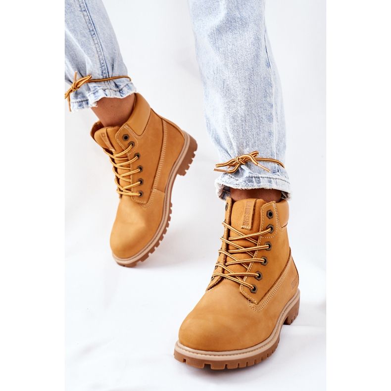 Women's Leather Hiking Boots Big Star II274447 Camel brown 2 Women's Leather Hiking Boots Big Star II274447 Camel brown 2