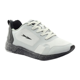 DK Women's sports shoes tied 17049 gray black 1