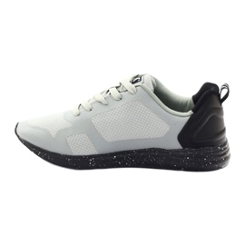 DK Women's sports shoes tied 17049 gray black 2