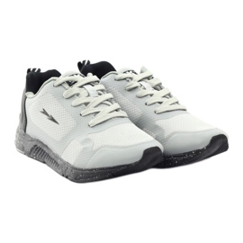 DK Women's sports shoes tied 17049 gray black 4