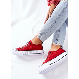 Sneakers On the Big Star II274025 Red platform 1