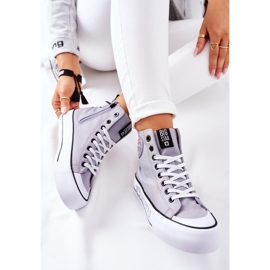 High Sneakers On The Big Star II274016 Gray Platform grey 2