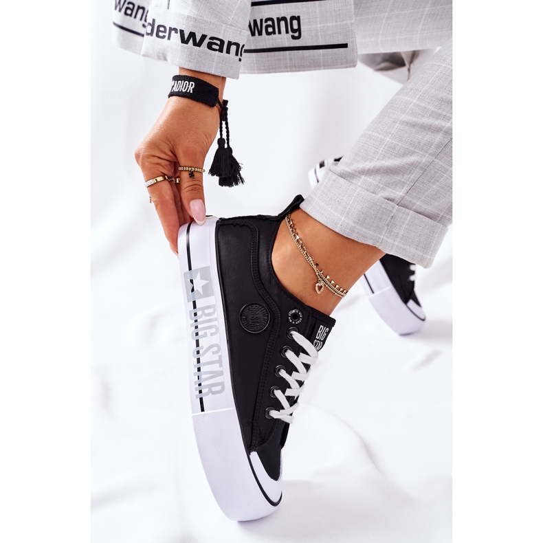 Sneakers On The Big Star II274019 Black Platform 1