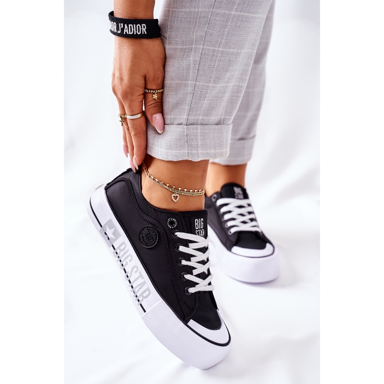 Sneakers On The Big Star II274019 Black Platform 2