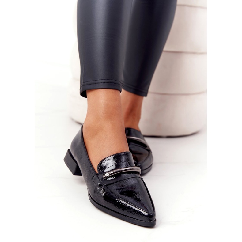 S.Barski Elegant Moccasins S. Barski Premium Lacquered Black 4