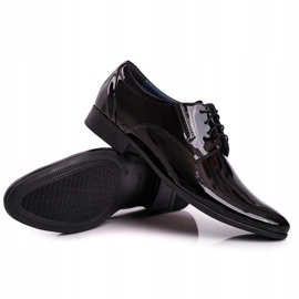 Bednarek Polish Shoes Men's Black Lacquered Leather Bednarek Slippers 1