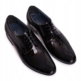 Bednarek Polish Shoes Men's Black Lacquered Leather Bednarek Slippers 2