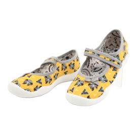 Befado children's shoes 114X424 grey golden 3