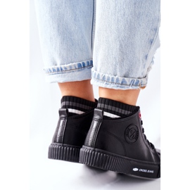 Women's Sneakers Cross Jeans High Black II2R4021 1