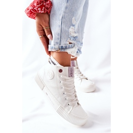 Women's Sneakers Cross Jeans High White II2R4022 2