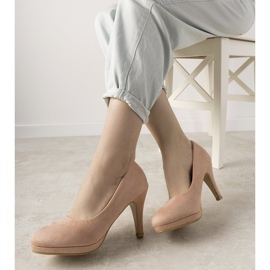 Pink pumps on a Marino stiletto heel 1 Pink pumps on a Marino stiletto heel 1