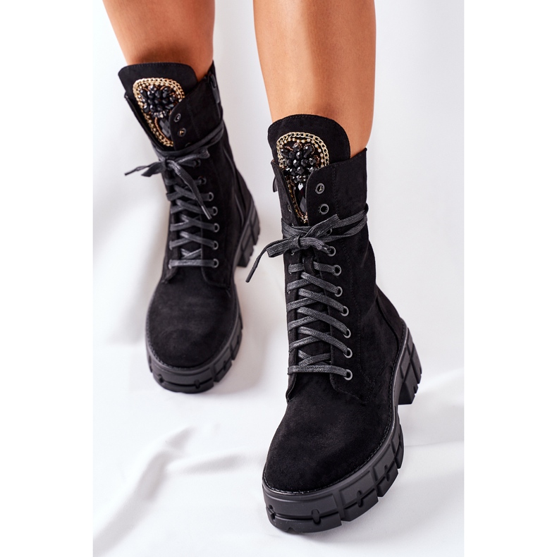 PS1 Suede Warm Workers With Stones Black Hadley 2