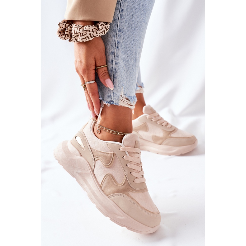PE1 Women's sports shoes Sneakers Beige Bethell 2 PE1 Women's sports shoes Sneakers Beige Bethell 2