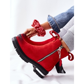 PS1 Red Cortona Warm Boots With Zipper 1