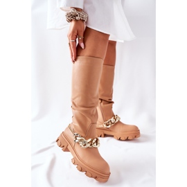 PB1 Camel Cecina high boots brown 2