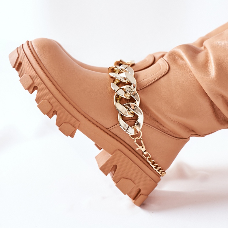 PB1 Camel Cecina high boots brown 1