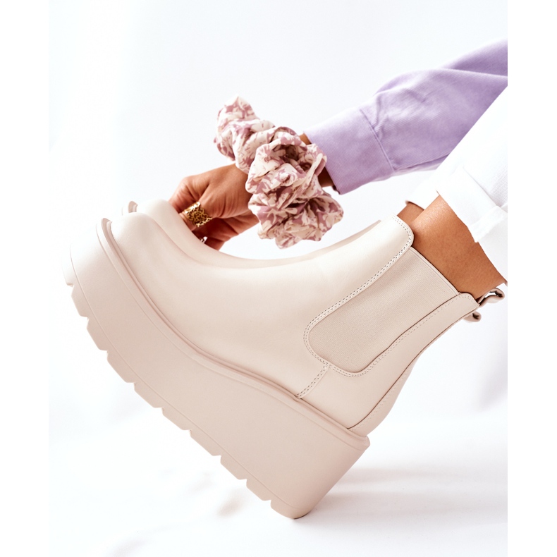 PB1 Warm Boots Beige Montiano 1 PB1 Warm Boots Beige Montiano 1