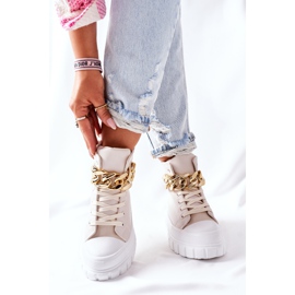 PB1 High Sneakers On The La Rocca Beige Platform 1