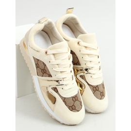 Beige sports shoes B0-906 Beige 1