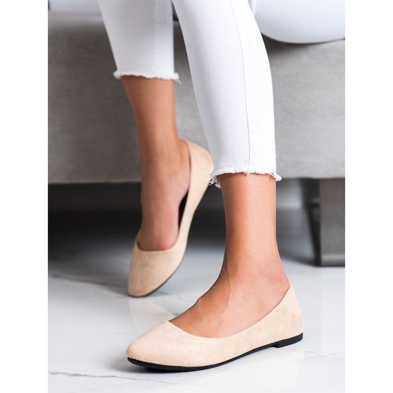 Sabatina Classic Beige Ballerinas 1