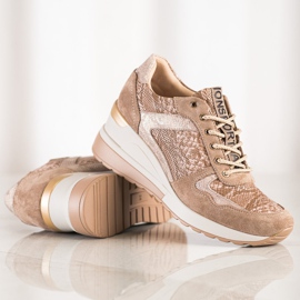 VINCEZA suede sneakers beige 1 VINCEZA suede sneakers beige 1