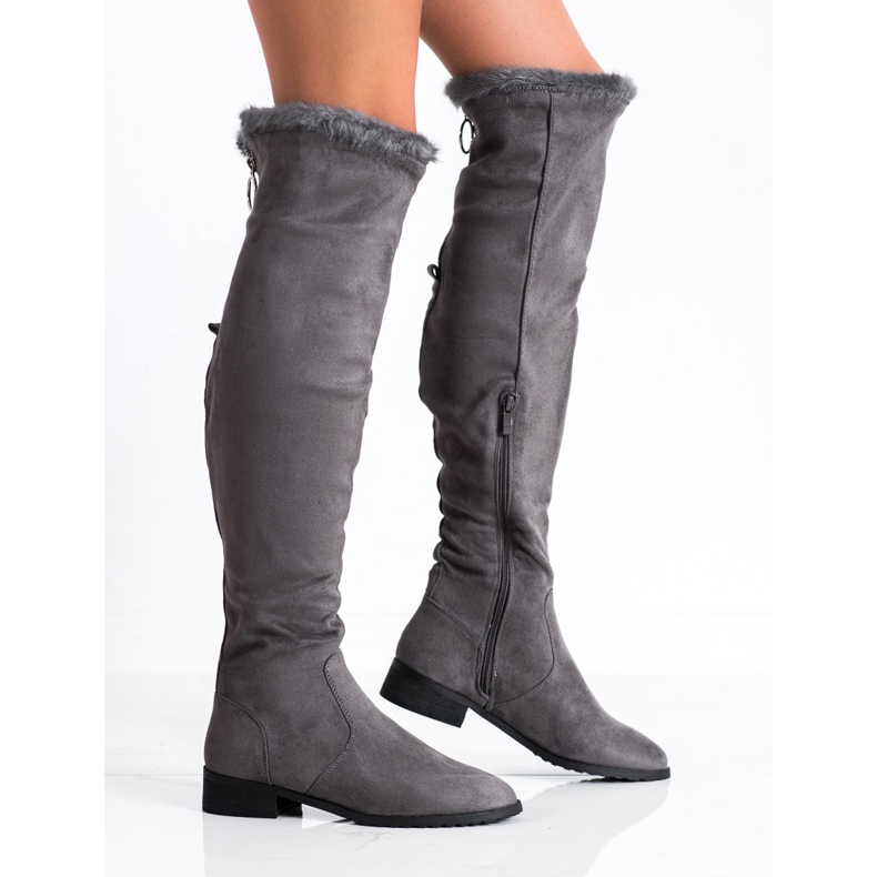 M.Daszyński High Casual Boots grey 2