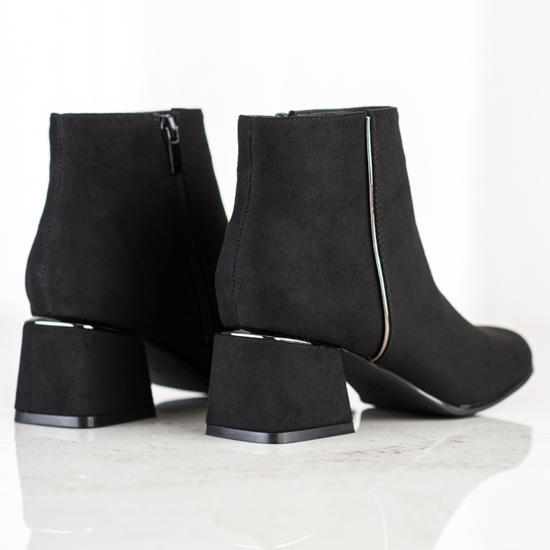 Goodin Elegant suede boots black 1
