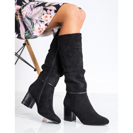 M.Daszyński Elegant Boots On A Post black 1