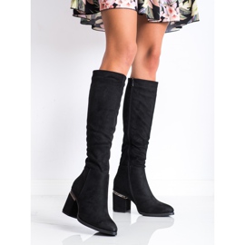 Filippo Elegant Suede Boots black 1