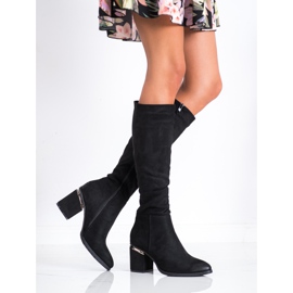 Filippo Elegant Suede Boots black 2