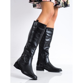 SHELOVET Classic Boots With Eco Leather black 1