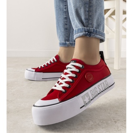 Alexa red Big Star women's sneakers 1