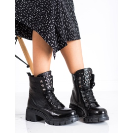 SHELOVET Fashionable Workers With Studs black 1