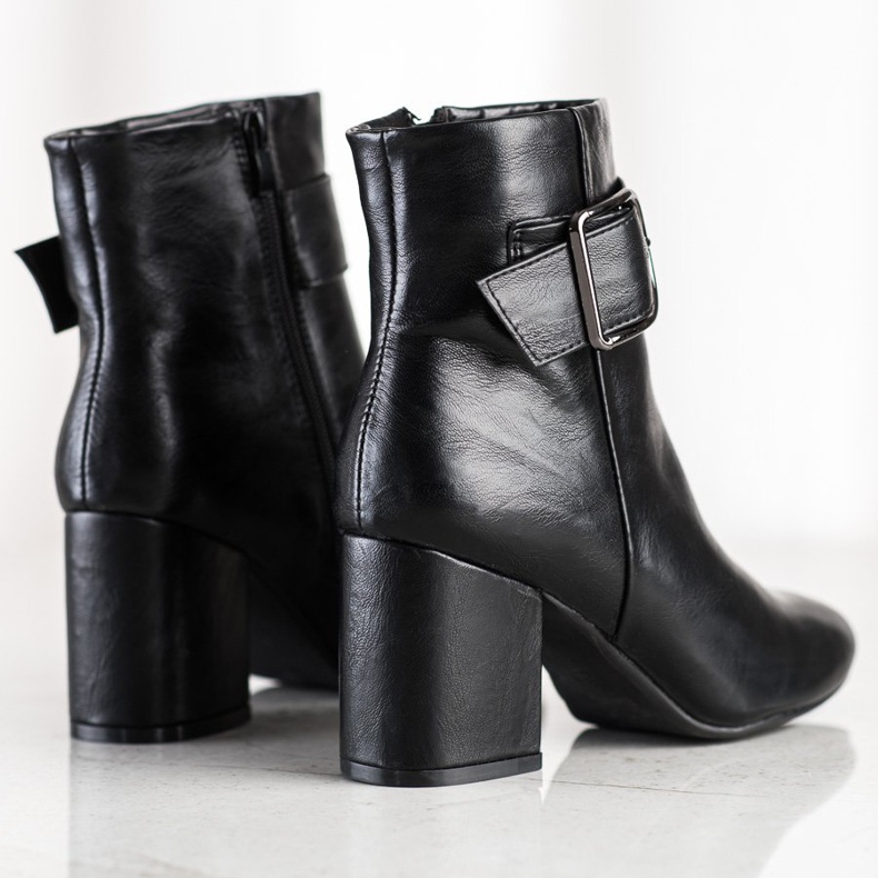 SHELOVET Classic Boots With Buckle black 1 SHELOVET Classic Boots With Buckle black 1