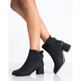 SHELOVET Casual high-heeled boots black 1