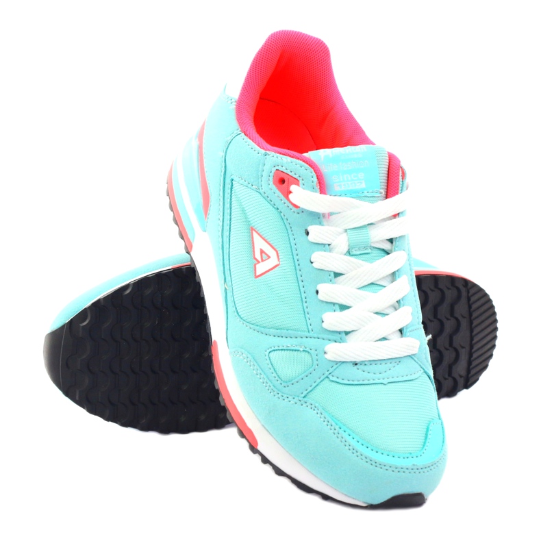 American Club ADI sports tied American 1637 Mint white green multicolored pink 3