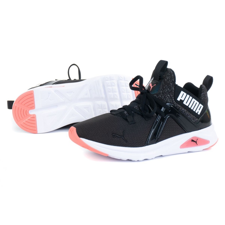 Puma Enzo 2 Sparkle Jr 19457301 shoes black 1